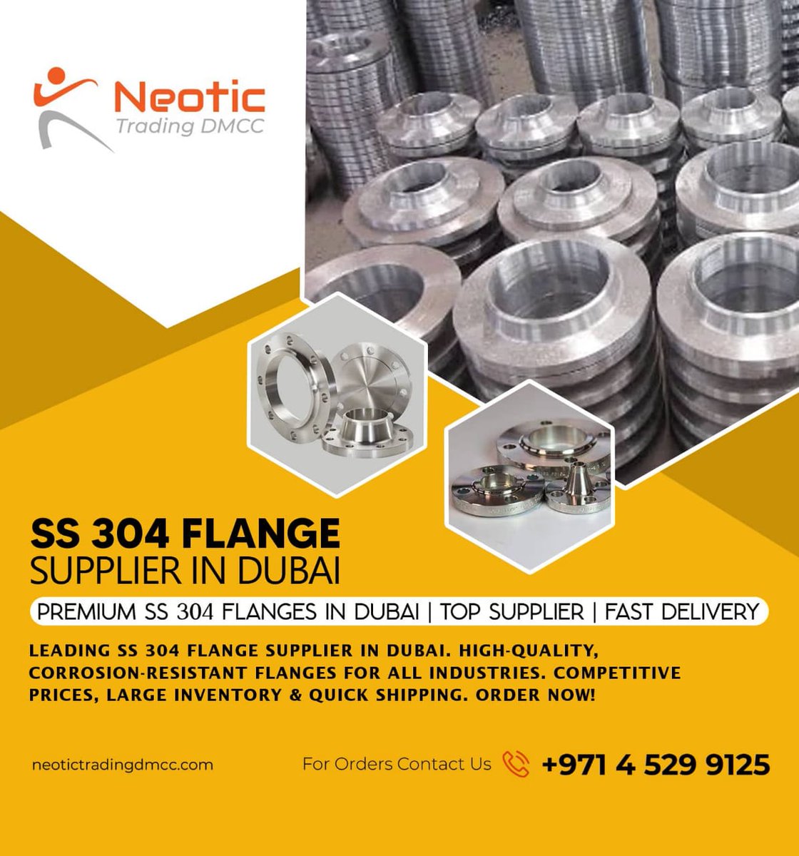 NeoticTrading's tweet photo. Top Flange Supplier in Dubai | Premium Quality &amp; Fast Delivery.
Discover the best flange supplier in Dubai! High-quality flanges for all industries. Competitive prices, vast inventory &amp; quick shipping. Get a quote today!
https://t.co/HHCpnrMbM0 https://t.co/TjTHlTWGv8