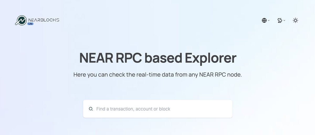 Nearblocks Lite comes to life! A stateless explorer to check live accounts &amp; transactions. Try it out here lite.nearblocks.io