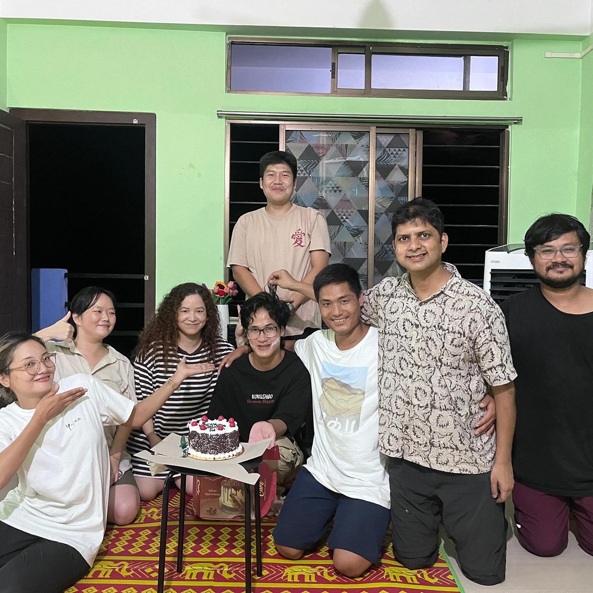 AtreeSiang's tweet photo. Happy Birthday, Takar! Here’s to another year filled with adventure and success. The celebration wouldn’t be complete without a team dinner, kindly hosted by Miss Duman. https://t.co/N5sQC0zHvm