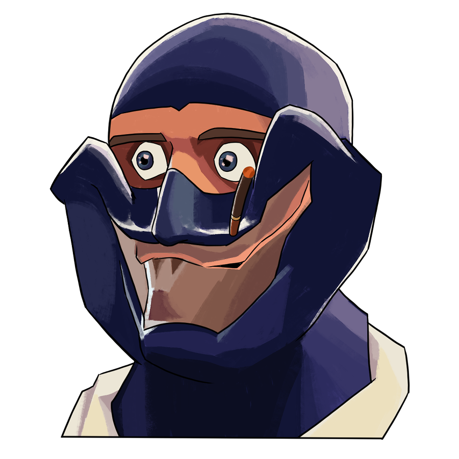 DaTurretsGuy's tweet photo. Okay #TeamFortress2 is doing that thing where it trends on twitter again for some reason so have some blursed artwork https://t.co/DiBjBtQZfT