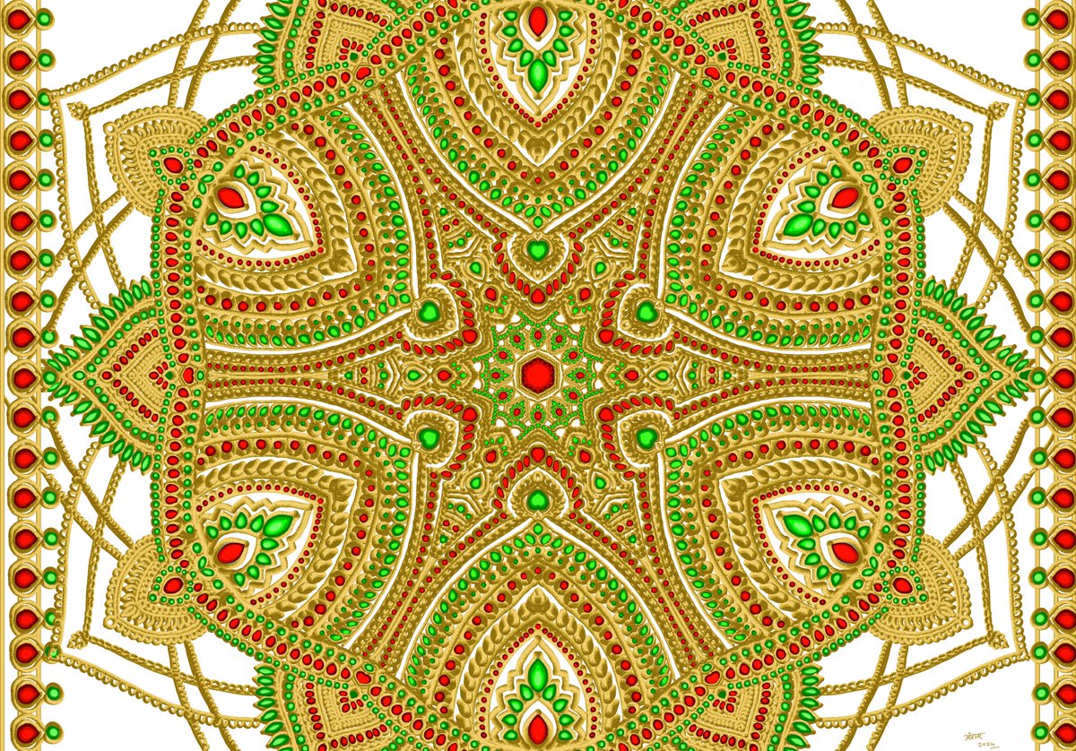 Lalita (C) Ankur Prabodh Joshi
#art #painting #ankurjoshi #ankurprabodhjoshi #modernart #digitalart #india #bharat #indianart #textileart #PujaSaree #Palav #embroidery #mandala