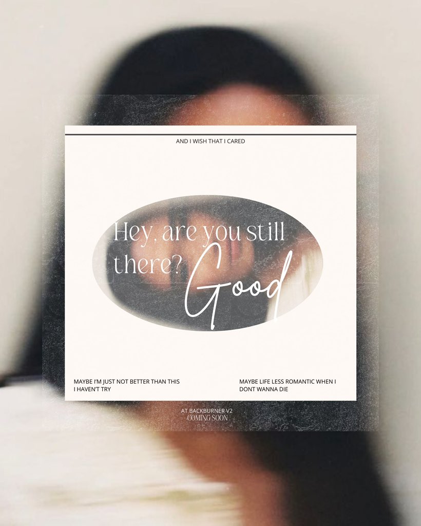 ⠀⠀
"…𝘉𝘶𝘵 𝘨𝘶𝘦𝘴𝘴 𝘐 𝘸𝘰𝘯'𝘵 𝘦𝘷𝘦𝘳 𝘮𝘪𝘯𝘥 𝘤𝘳𝘪𝘴𝘱𝘪𝘯𝘨 𝘶𝘱 𝘰𝘯 𝘺𝘰𝘶𝘳 𝘣𝘢𝘤𝘬𝘣𝘶𝘳𝘯𝘦𝘳." That was the old me. Now, I understand my worth— and I deserve more than being your backburner. In this house, I’ll prove you wrong.
⠀⠀