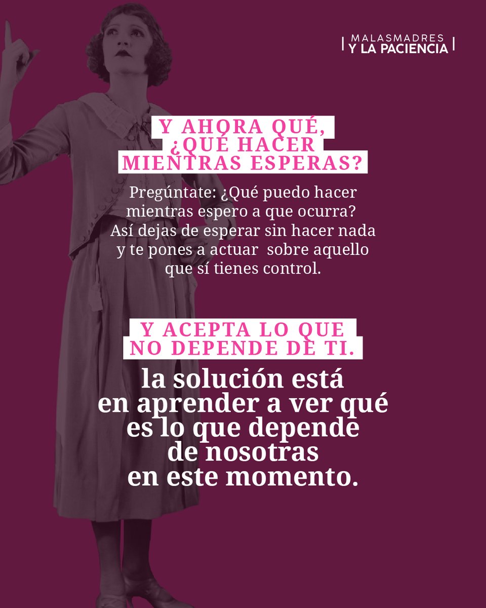 malasmadres's tweet photo. "...y con paciencia, ¡se consigue sin prisa!”✨. Descubre nuestros trucos para mantener la calma, ser más paciente y mejorar cada día.
Lee el post completo en https://t.co/iaETVE8Klp
Y tú, Malamadre, ¿cómo llevas el tema de la paciencia?
#Malasmadres #ModoKaizen #Paciencia https://t.co/1njLEVKdgI
