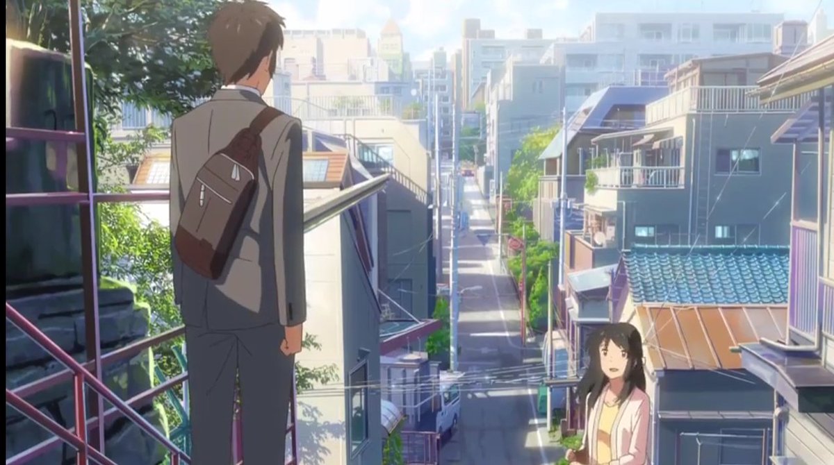 _andreluu's tweet photo. Es la tercera vez que veo Your name película y la tercera vez que lloro al verla...😭😭 a diferencia de que ésta vez lloré desde que empezó 

a quien lea este post solo quiero decirle que, vale cada segundo del tiempo que la mires♥️

#YourName #KiminoNawa #Mitsuha #Taki https://t.co/IXw8f8zUlU
