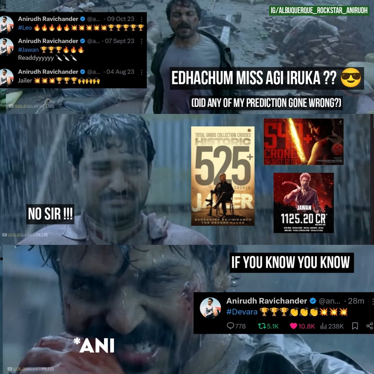 arun53529083's tweet image. Verified blockbuster by Rockstar @anirudhofficial 😎🔥 
Enjoy @tarak9999 fans 🔥🥁🔥🥁 
It&apos;s a sureshot when ani tweets
#DevaraOnSep27th #DevaraStorm  
#DevaraPreReleaseEvent