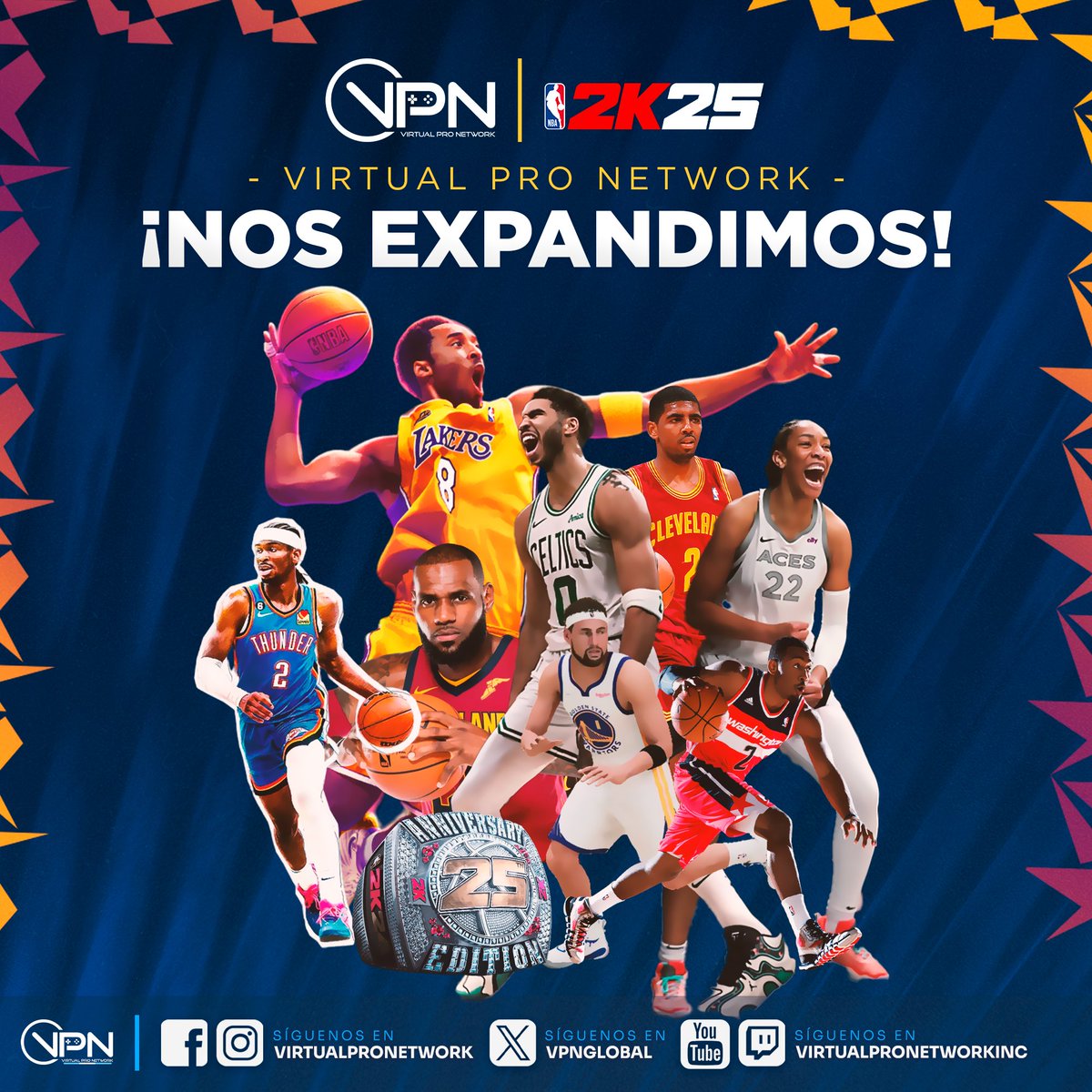 🤩 We’ve Expanded ! 

📣 We are pleased to announce that we are starting a new phase in the Virtual Pro Network and its communities.