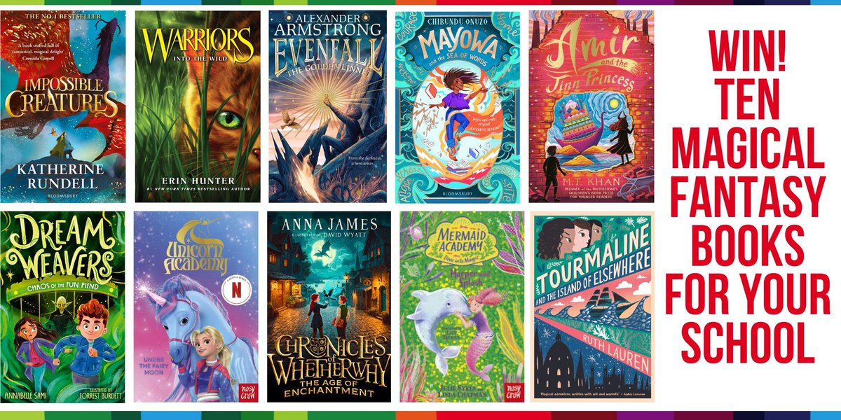 *SCHOOLS GIVEAWAY*

It's officially cosy season and we have a collection of TEN magical fantasy books your children will love.

To enter: RT, FLW &amp; comment below telling us your favourite thing about Autumn

Find out more about the books here bit.ly/4dfsNJD 

UK Only