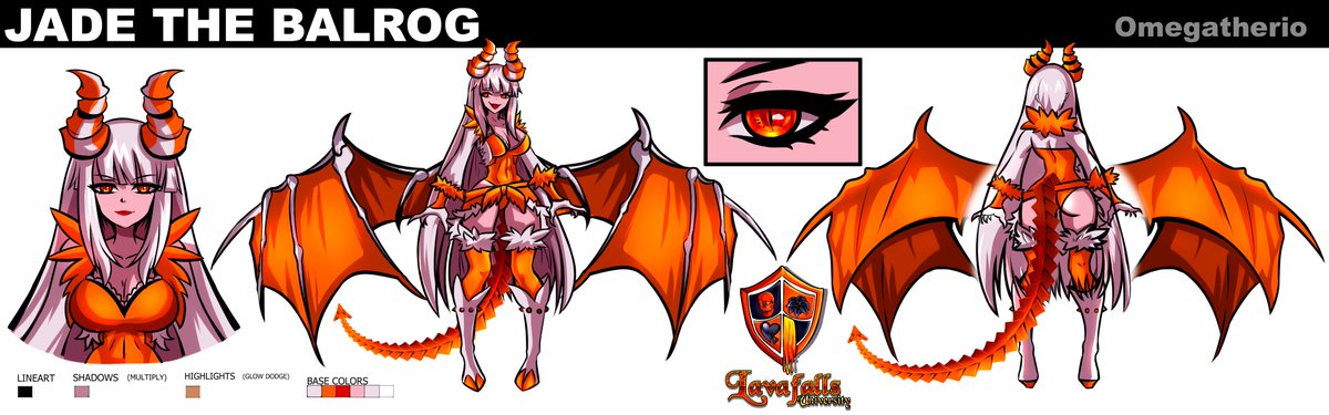Night Fox (@nightfoxworks) on Twitter photo Here's the public reveal of Jade the Balrog. You'll see her in "Lavafalls University", coming sometime in 2025!
Design sheet by <a href="/Megatheriom/">Omegatherio / COMMISSIONS OPEN!</a>
#魔物娘図鑑 #魔物娘図鑑二次 Here's the public reveal of Jade the Balrog. You'll see her in "Lavafalls University", coming sometime in 2025!
Design sheet by <a href="/Megatheriom/">Omegatherio / COMMISSIONS OPEN!</a>
#魔物娘図鑑 #魔物娘図鑑二次
