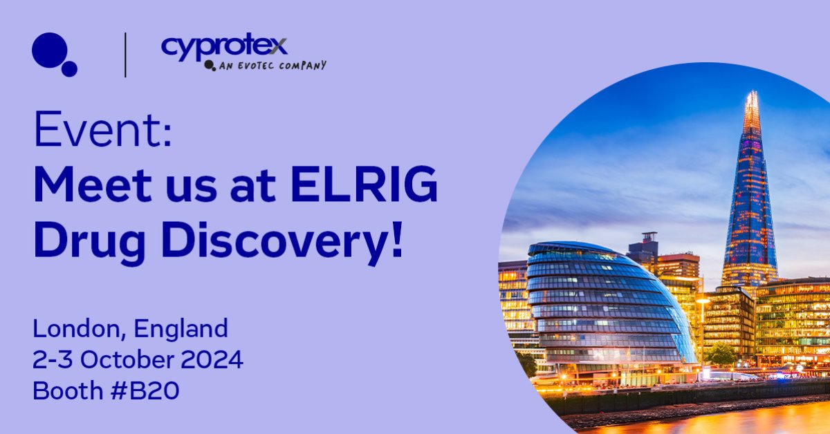 Evotec's tweet image. Join us at Booth #B20 at ELRIG Drug Discovery!

Don't miss Sven Schreiter's talk on "Automated High Content Screening", Oct 3rd, 12:15 PM.

And Saman Honarnejad will be co-chairing the "Advances in Assay Development and Screening" track.

More details: hubs.ly/Q02QBPM10