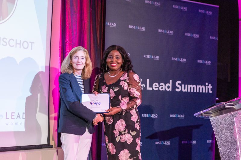 🌟 Celebrating APG, Award Winner under the hashtag#GenderBalanced Leadership category! 
We congratulate CEO, Annette Mosman on her exemplary leadership and dedication to gender equity which is instrumental in driving initiatives such as “Female Representation in Leadership” 🎉