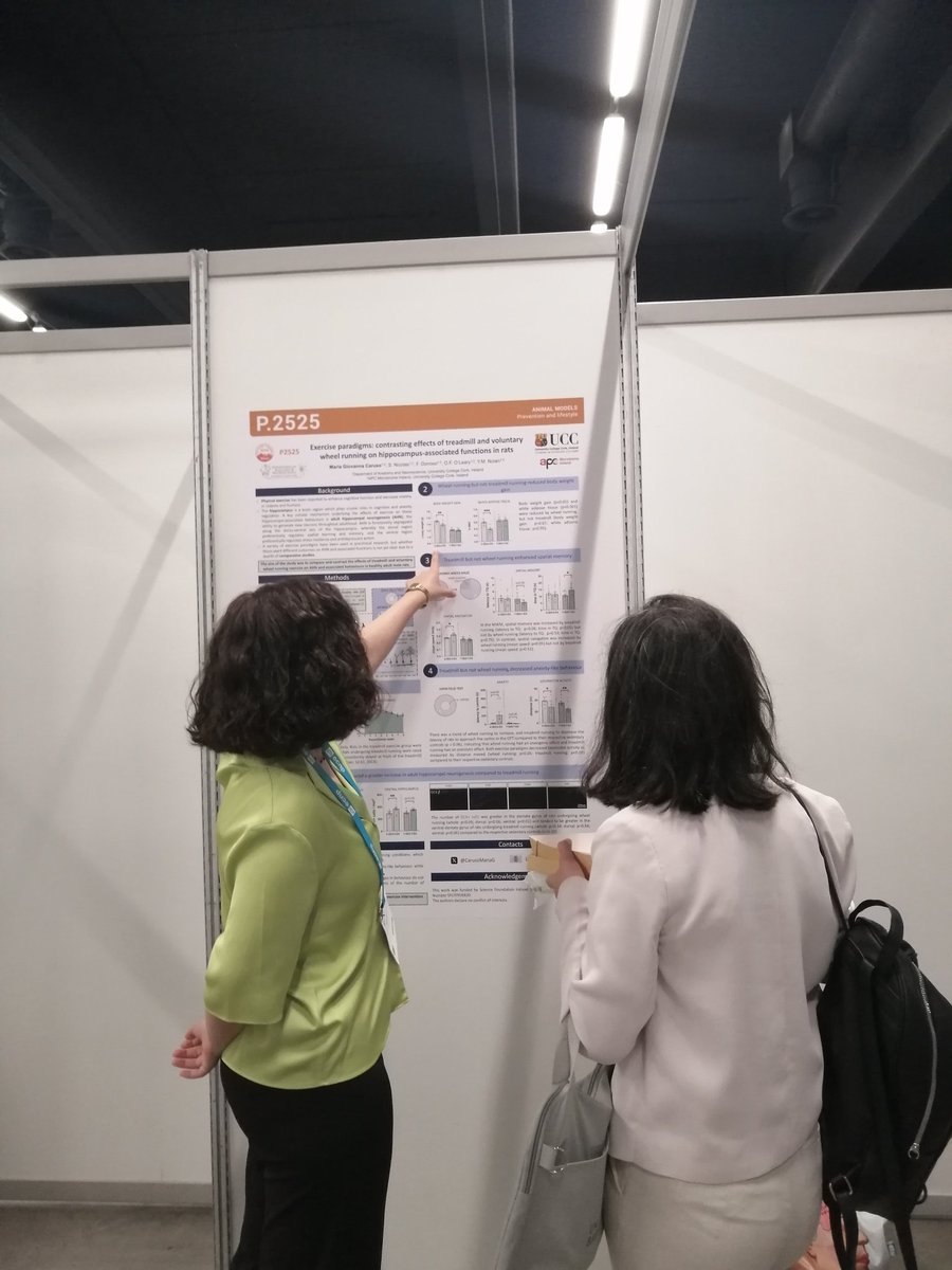 Interested in animal models of exercise and their influence on hippocampus-associated functions? Check out P2525 with <a href="/CarusoMariaG/">Maria Giovanna Caruso</a> !! <a href="/ecnptweets/">ECNP</a>