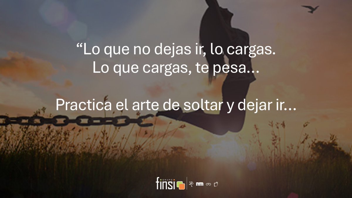 nmformacion's tweet image. "Soltar no es sencillo, pero es esencial para dejar de cargar aquello que ya no puedes cambiar. No tienes control sobre lo que ya pasó, pero sí sobre cómo decides avanzar. Dejar ir es el primer paso hacia." #DejarIr #Avanzar #LibertadEmocional  #BienestarEmocional