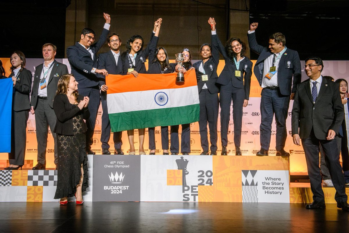 Abhijit kunte (@chessgmkunte) on Twitter photo Finally its done.. 2022 incomplete work is completed thank you team! <a href="/ChessOlympiad/">FIDE</a> <a href="/HarikaDronavali/">Harika Dronavalli</a> <a href="/DivyaDeshmukh05/">Divya Deshmukh</a> <a href="/TaniaSachdev/">Tania Sachdev</a> <a href="/chessvaishali/">Vaishali</a> <a href="/vantikachess/">Vantika</a> <a href="/swayams2150/">Swayams Mishra</a> <a href="/arjunkalyan555/">Arjun Kalyan</a> <a href="/aicfchess/">All India Chess Federation</a> Finally its done.. 2022 incomplete work is completed thank you team! <a href="/ChessOlympiad/">FIDE</a> <a href="/HarikaDronavali/">Harika Dronavalli</a> <a href="/DivyaDeshmukh05/">Divya Deshmukh</a> <a href="/TaniaSachdev/">Tania Sachdev</a> <a href="/chessvaishali/">Vaishali</a> <a href="/vantikachess/">Vantika</a> <a href="/swayams2150/">Swayams Mishra</a> <a href="/arjunkalyan555/">Arjun Kalyan</a> <a href="/aicfchess/">All India Chess Federation</a>
