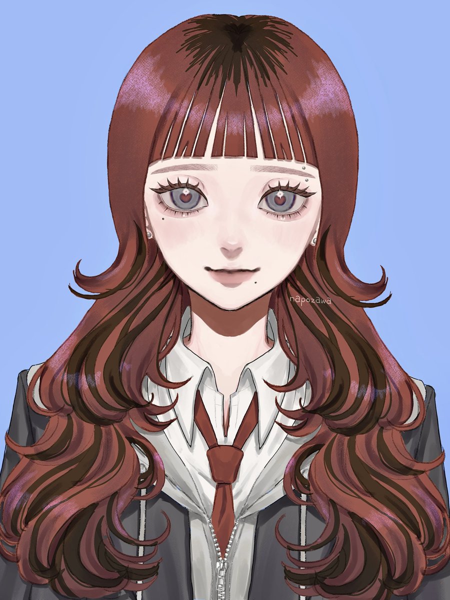 napozawa's tweet image. 証明写真🐙

 #illustration  #OC  #イラスト