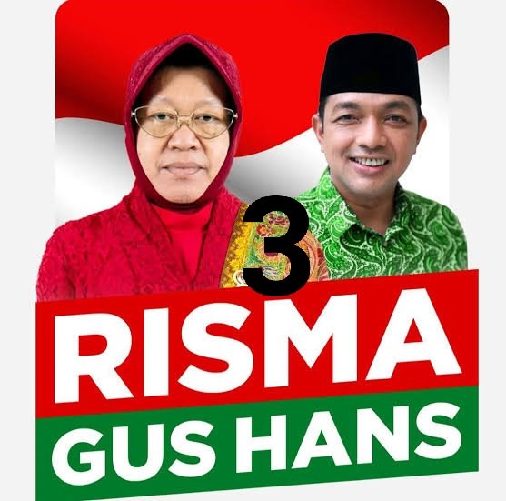 Sahabat Twips Di Manapun Berada  Yuk Kita Menangkan Bu Risma - Gus Hans  Sebagai Gubernur JATIM, Kemenangan Bu Risma - Gus Hans Gubernur JATIM Adalah Kemenangan Wong Cilik.
Wes.... Wayahe Bu Risma - Gus Hans Gubernur e Wong Cilik Menang 🤟🤟

Lur Bantu Like &amp; Retweet 👍🔁