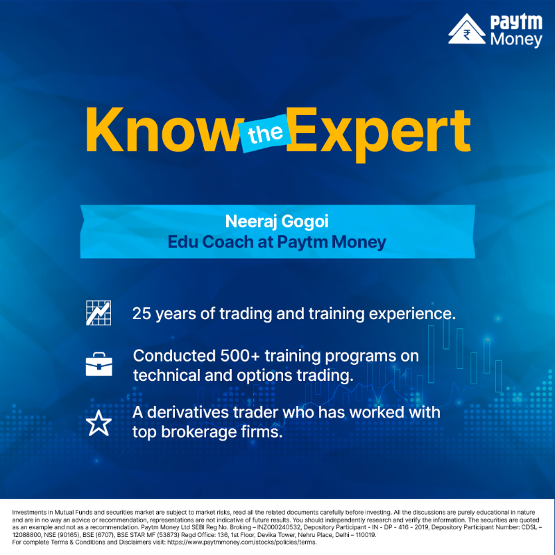 PaytmMoney's tweet photo. Unlock the secrets of trading strategies with Neeraj Gogoi, Edu Coach, Paytm Money, in our #Masterclass ‘You can forget losses. Learn to trade!’.
Date - 26th & 27th Sept 2024
Time - 4:30 to 6 PM
Fee - ₹49
#LearnWithPaytmMoney #PaytmMoney #TradingMasterclass #OptionStrategies