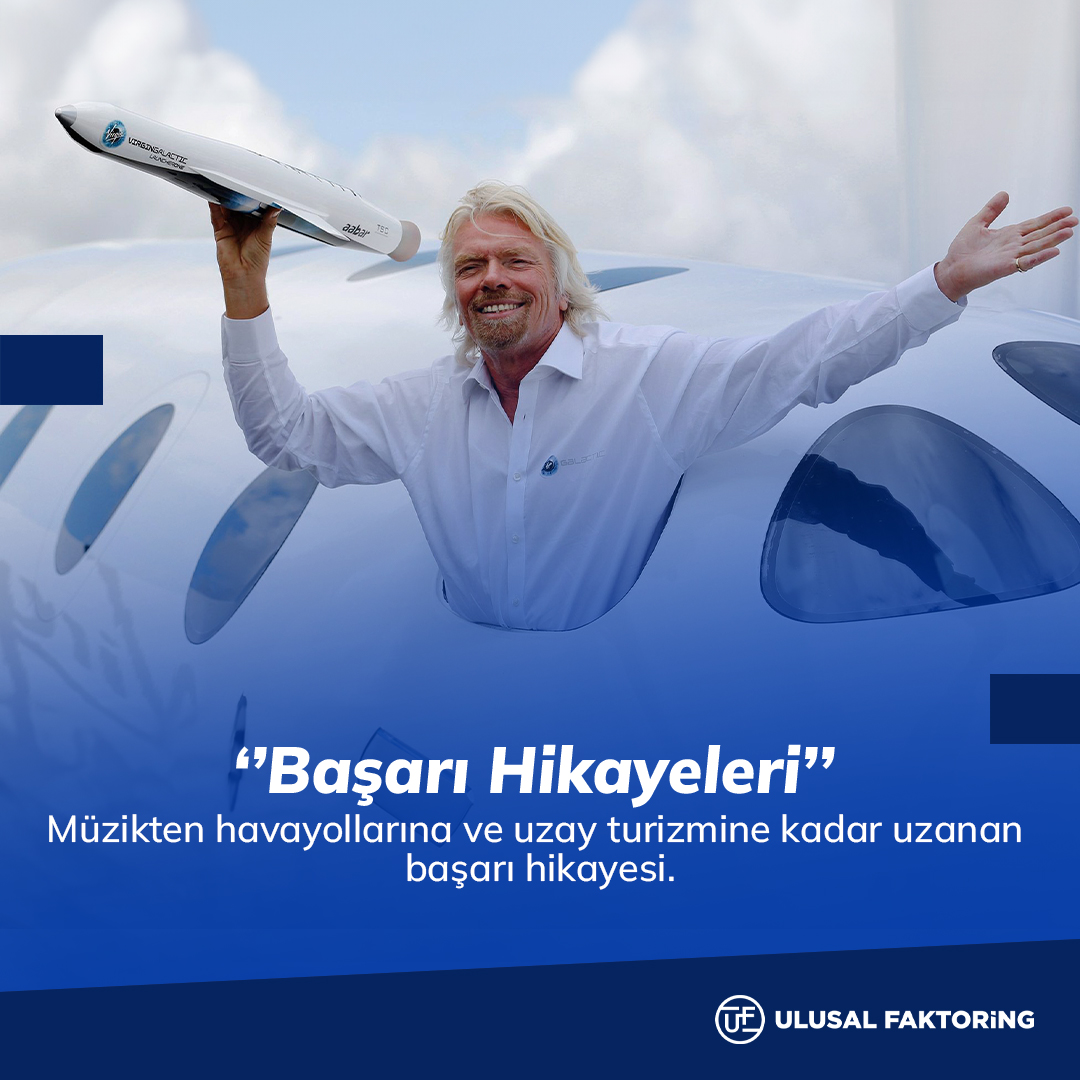 Richard Branson, 1970'lerde Virgin Müzik 'i ve 1984'te Virgin Atlantic Havayolları'nı kurdu ve yenilikçi hizmetleriyle dikkat çekti. Zorluklar yaşasa da, markasını yeniden yapılandırmayı başardı. 

#UlusalFaktoring  #faktoring #finans #İlhamverenhikayeler #başarıöyküleri #başarı