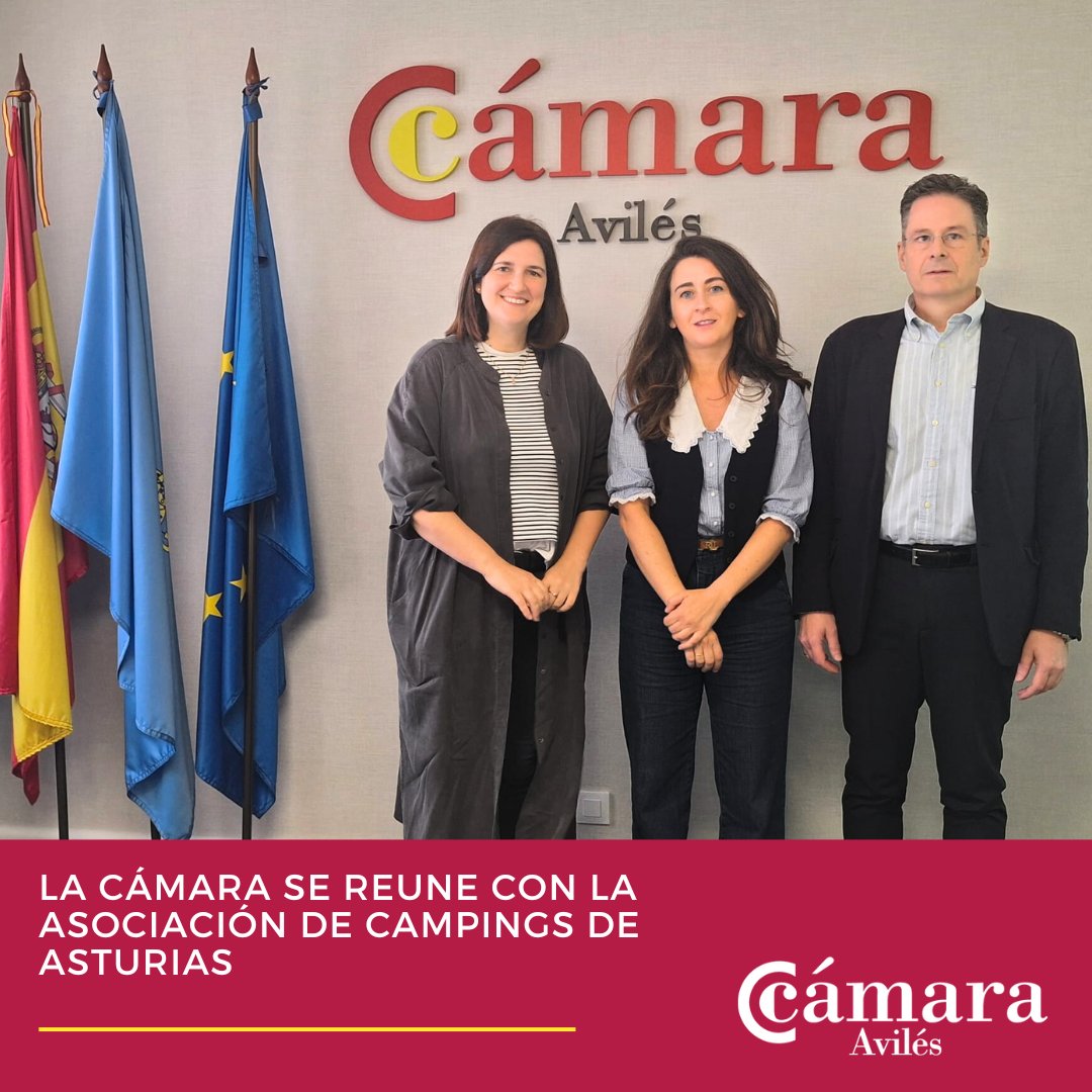 Cámara de Avilés (@camaraaviles) on Twitter photo 📣Esta mañana la secretaria general de la entidad, Carmen Fernández ha recibido a Laura Arias, presidenta de <a href="/campingasturias/">Campings de Asturias</a> 🏕️ y a José Luis del Rio, secretario de la asociación. 📣Esta mañana la secretaria general de la entidad, Carmen Fernández ha recibido a Laura Arias, presidenta de <a href="/campingasturias/">Campings de Asturias</a> 🏕️ y a José Luis del Rio, secretario de la asociación.