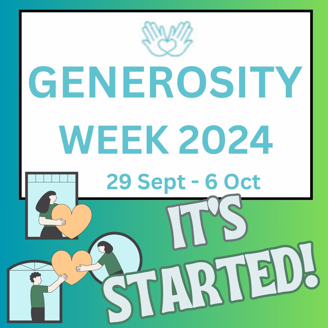 Yey! It’s that season of the year when church communities pause to rethink about how we can live/ give more generously. Our individual giving becomes a collective movement of positive change. Let’s all be part of it!
<a href="/dioceseofyork/">Diocese of York</a> #generouschurches #MondayMusings #GenerosityWeek
