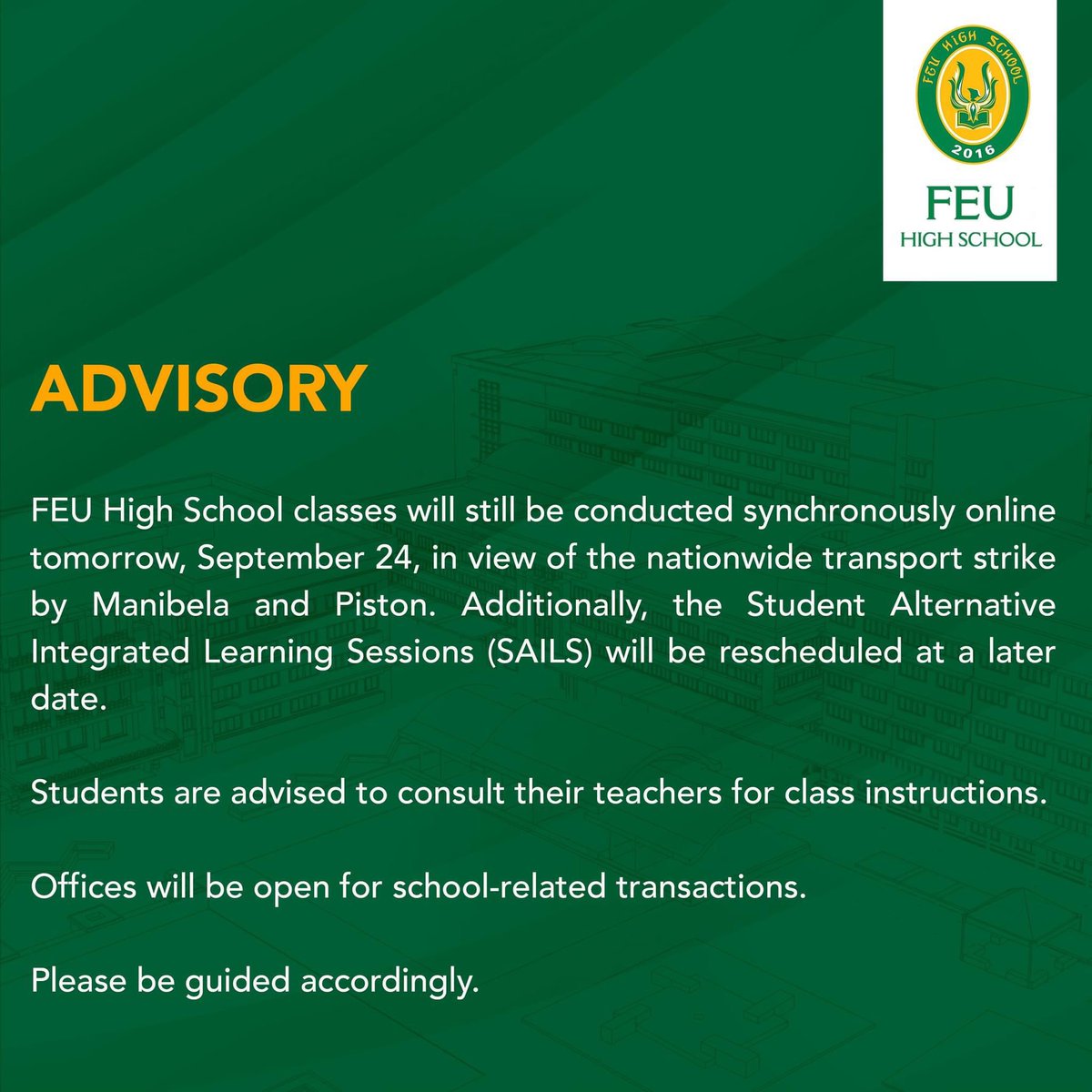 feuhighschool's tweet photo. #TamsTakeNote https://t.co/tsMnusQXXN