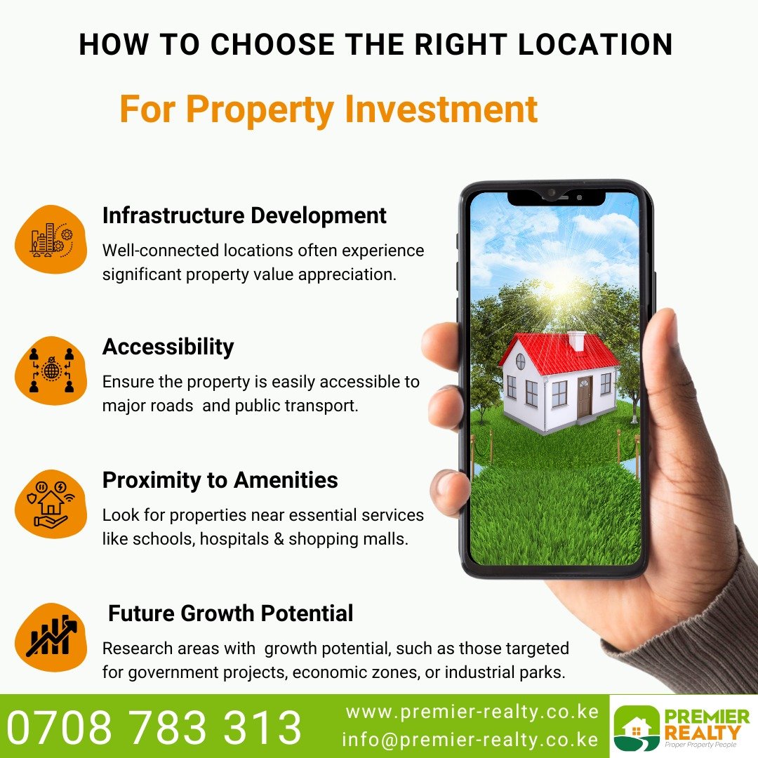 premierkenya's tweet photo. 🌍 Unlock Your Dream Investment! 🏡✨

Choosing the right location is key to property success. Consider infrastructure development, accessibility, proximity to amenities, and future growth potential. Well-connected areas often see significant value appreciation! https://t.co/SrbzzhBCJK