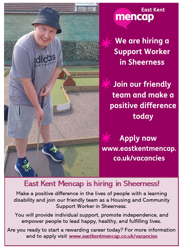 SwaleCVS (@swalecvs) on Twitter photo **JOB OPPORTUNITY**
<a href="/EastKentMencap/">East Kent Mencap</a> are hiring a Housing & Community Support Worker based in Sheerness. For more details see below or go to: eastkentmencap.co.uk/vacancies/... **JOB OPPORTUNITY**
<a href="/EastKentMencap/">East Kent Mencap</a> are hiring a Housing & Community Support Worker based in Sheerness. For more details see below or go to: eastkentmencap.co.uk/vacancies/...