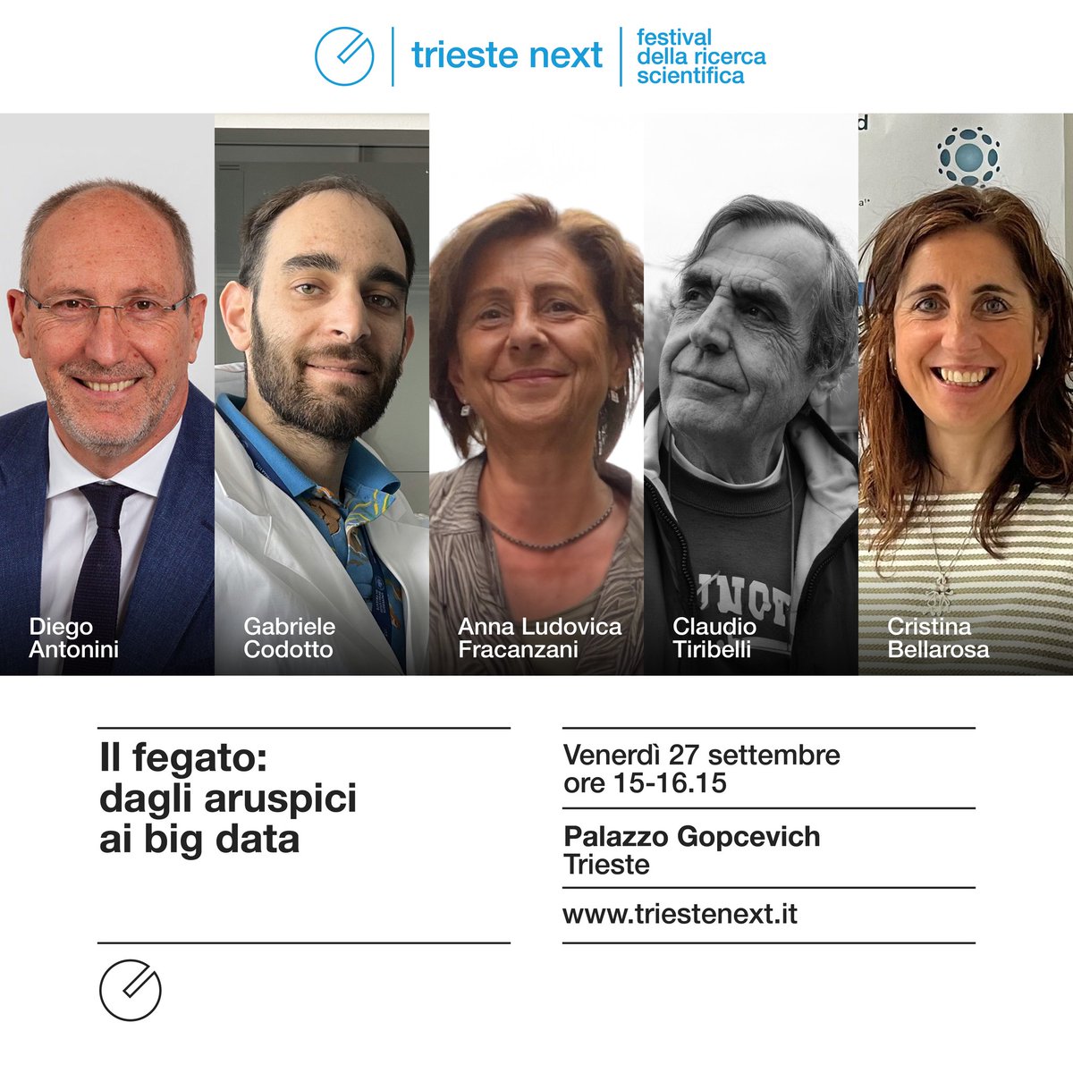 Fondazione Italiana Fegato FIF (@fonditafegato) on Twitter photo 🔵 Avete già prenotato un posto in sala?
Vi aspettiamo a <a href="/TriesteNext/">Trieste Next</a> con la conferenza
“Il fegato: dagli auspici ai big data”
📌Venerdì 27 settembre alle 15.00
👉 Scopri di più e iscriviti qui
triestenext.it/.../il-fegato-… 🔵 Avete già prenotato un posto in sala?
Vi aspettiamo a <a href="/TriesteNext/">Trieste Next</a> con la conferenza
“Il fegato: dagli auspici ai big data”
📌Venerdì 27 settembre alle 15.00
👉 Scopri di più e iscriviti qui
triestenext.it/.../il-fegato-…