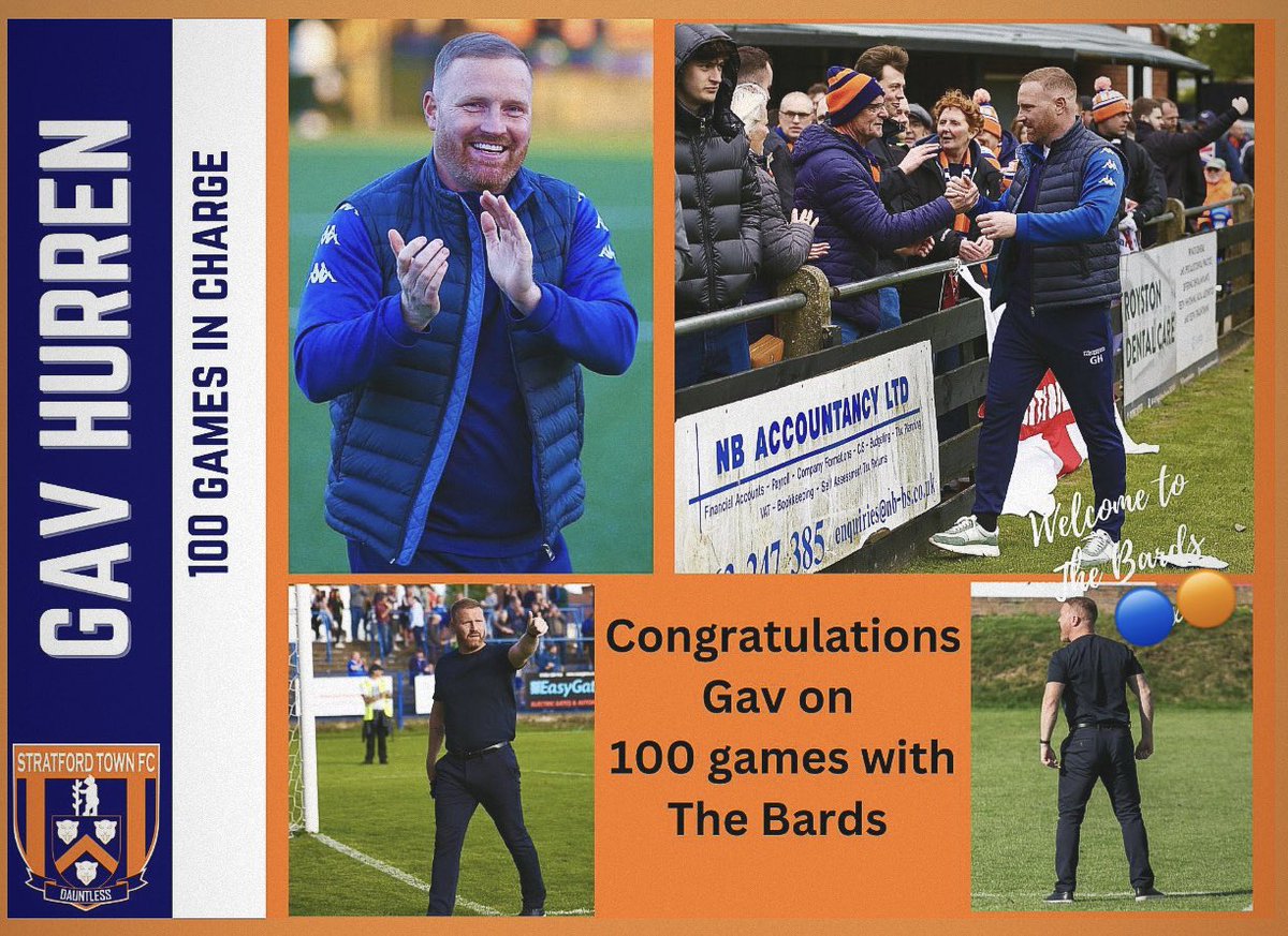 1️⃣0️⃣0️⃣🟠🔵

Amazing journey so far, I feel very privileged and proud to manage this fantastic club. 
Thank you to my Chairman, directors all my staff and players that have worked with me over my time and to the amazing fans the Bardy Army for the support and love shown 💙🧡☘️