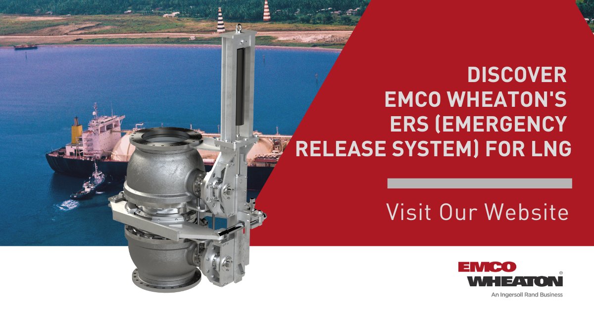 ➡ lnkd.in/e6fTa9dg

Discover our Emco Wheaton #ERS (Emergency Release System) for #LNG.
The ERS is designed for fast and safe disconnection of the LNG Marine Loading Arm before the ship gets out of reach.

Request a quote now: lnkd.in/dX_eviBg