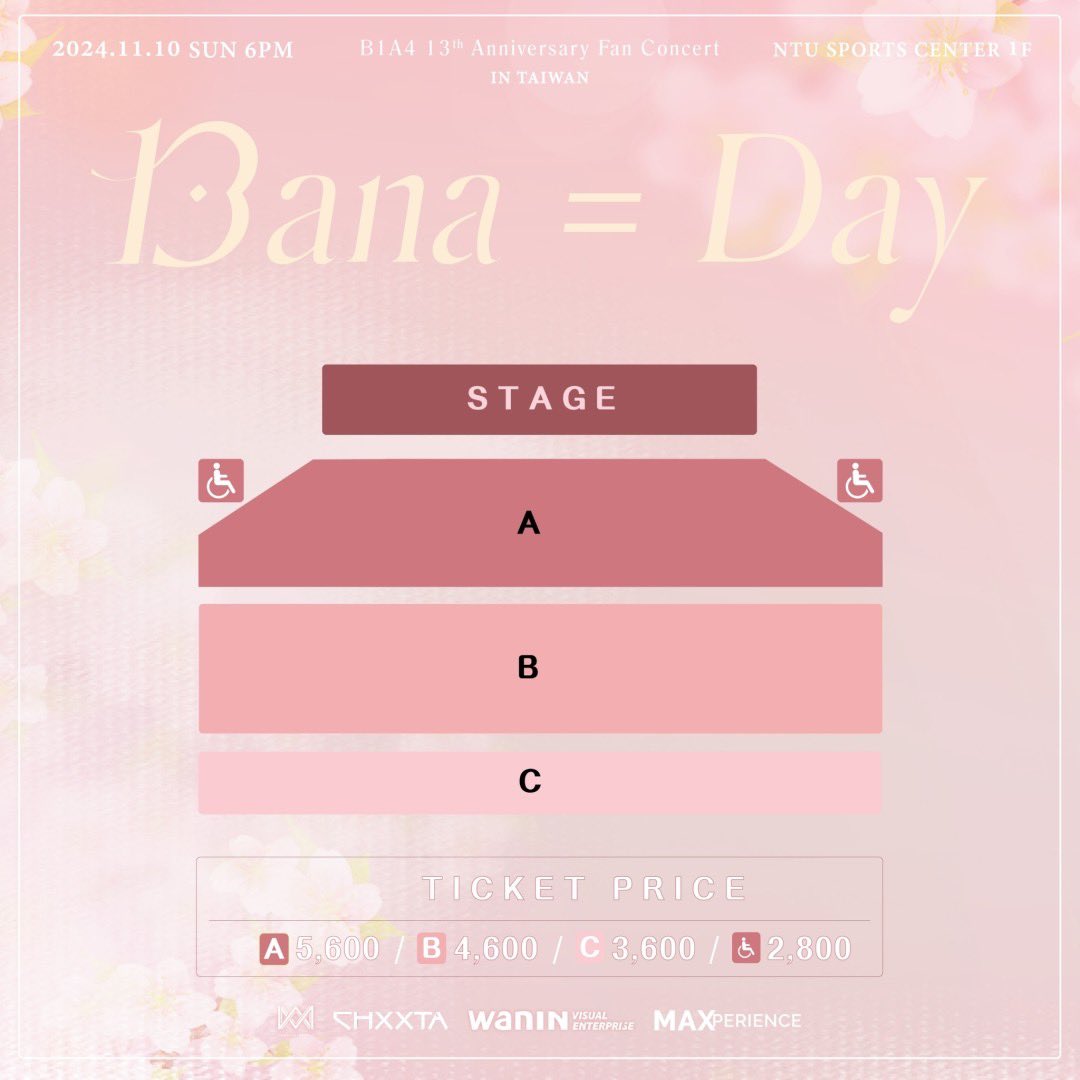 _B1A4OFFICIAL's tweet image. 2024 B1A4 13th Anniversary Fan Concert &amp;lt;13ANA=DAY&amp;gt; IN TAIWAN 티켓 오픈 안내

티켓 오픈 : 2024년 10월 9일 (수) PM 12:00 (GMT+8)
판매처 : ibon website, 세븐일레븐에 위치한 ibon 키오스크

📆공연 일시 : 2024년 11월 10일 (일) PM 6:00

#B1A4 
#13ANA_DAY #반하는_날