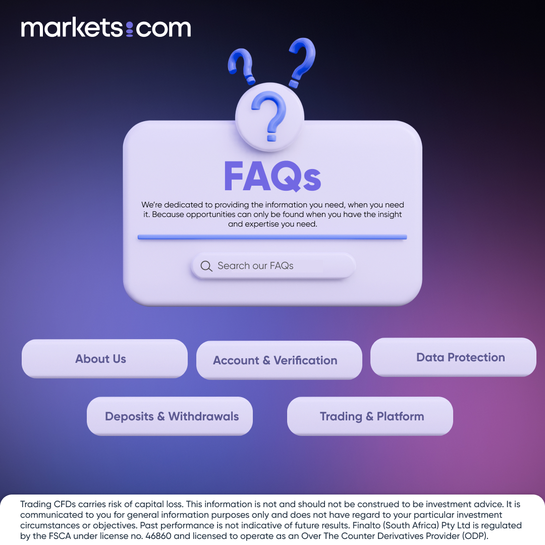 MarketscomSA's tweet image. 💡 Markets.com FAQs: Your indispensable for getting started! 

💬 Whether you're a beginner or just exploring trading, our FAQ section is designed to guide you through the basics and beyond. 

#MarketsCom #FAQ #BeginnerFriendly #TradingTips #StartSmart
