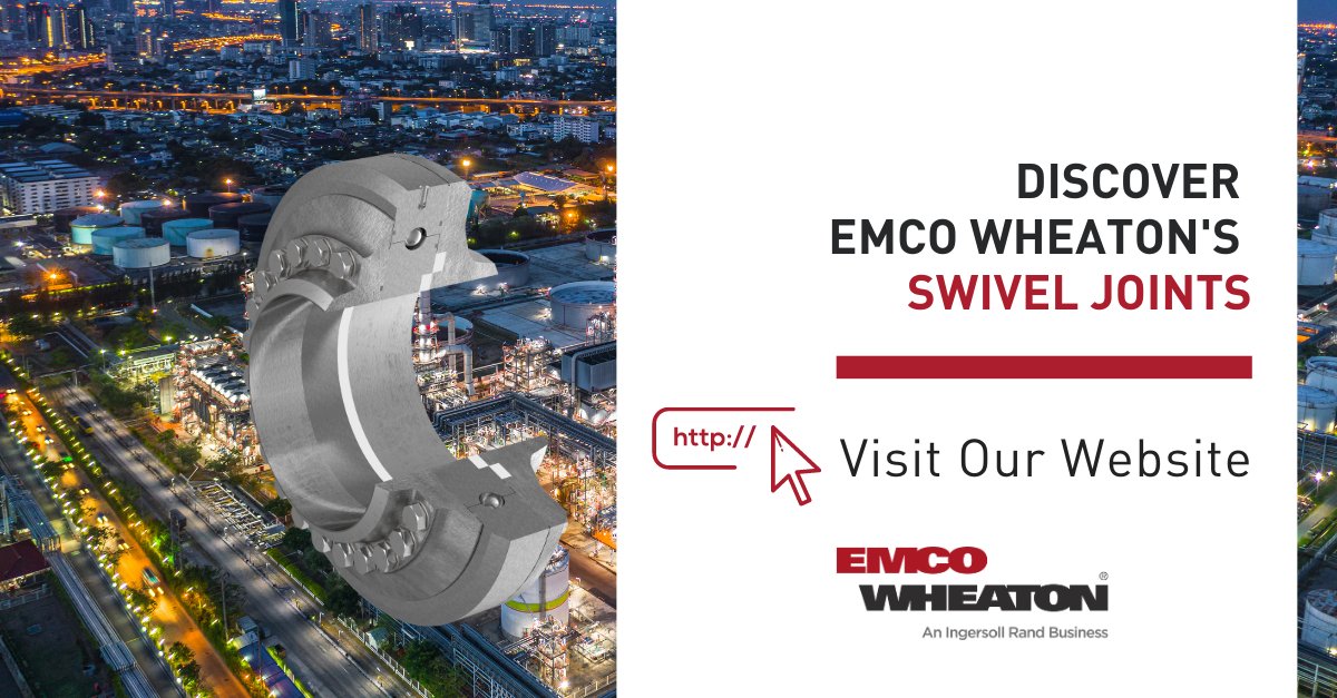 ➡️ lnkd.in/eFvCG3y8 🔗

A #swiveljoint is the beating heart of every #loadingarm.

At Emco Wheaton, our swivel joints seamlessly blend the mobility and adaptability of a hose with the rock-solid safety and reliability of a solid piping system