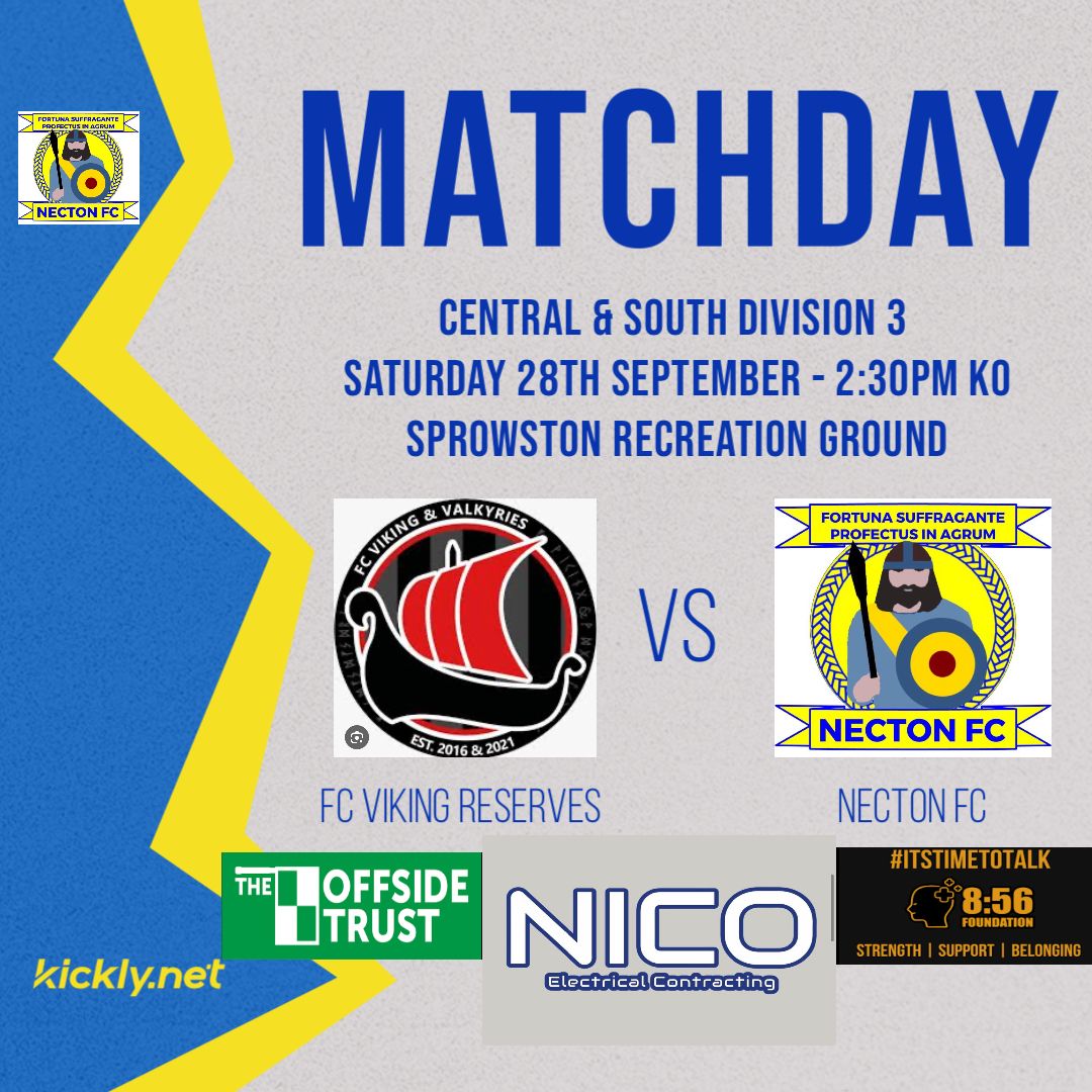 nectonfc1's tweet image. A league trip to FC Viking Reserves is next up for our 1st team this coming Saturday.