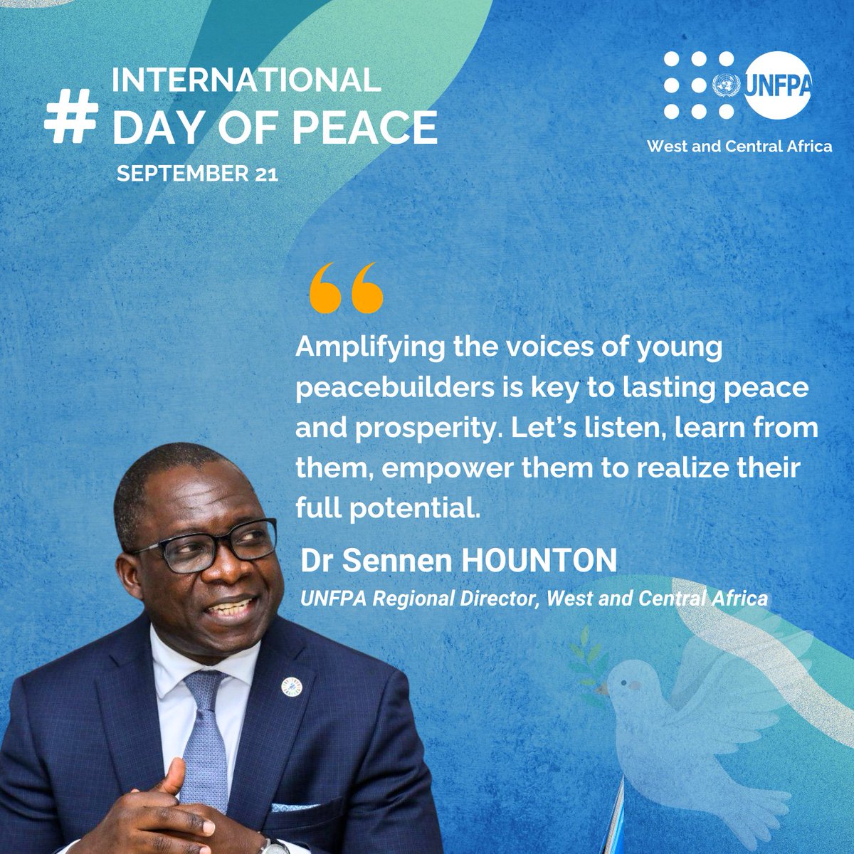 UNFPA_WCARO's tweet photo. Empowering youth for lasting #peace starts with listening and learning. Let's amplify their voices, boost their potential, and create a flourishing society together.
#youth4peace #youthlead https://t.co/Lw5lNOwWav