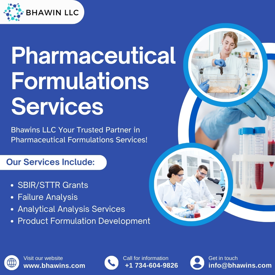 Bhawinllc's tweet image. 💊 Bhawins LLC: Your Trusted Partner in 𝗣𝗵𝗮𝗿𝗺𝗮𝗰𝗲𝘂𝘁𝗶𝗰𝗮𝗹 𝗙𝗼𝗿𝗺𝘂𝗹𝗮𝘁𝗶𝗼𝗻𝘀 𝗦𝗲𝗿𝘃𝗶𝗰𝗲𝘀! 🏥

☎ +1 734-604-9826 🌐 bhawins.com

#PharmaceuticalFormulation #DrugDevelopment #PartnerWithExperts #formulation #pharmaceuticals #pharmaceutical #drug