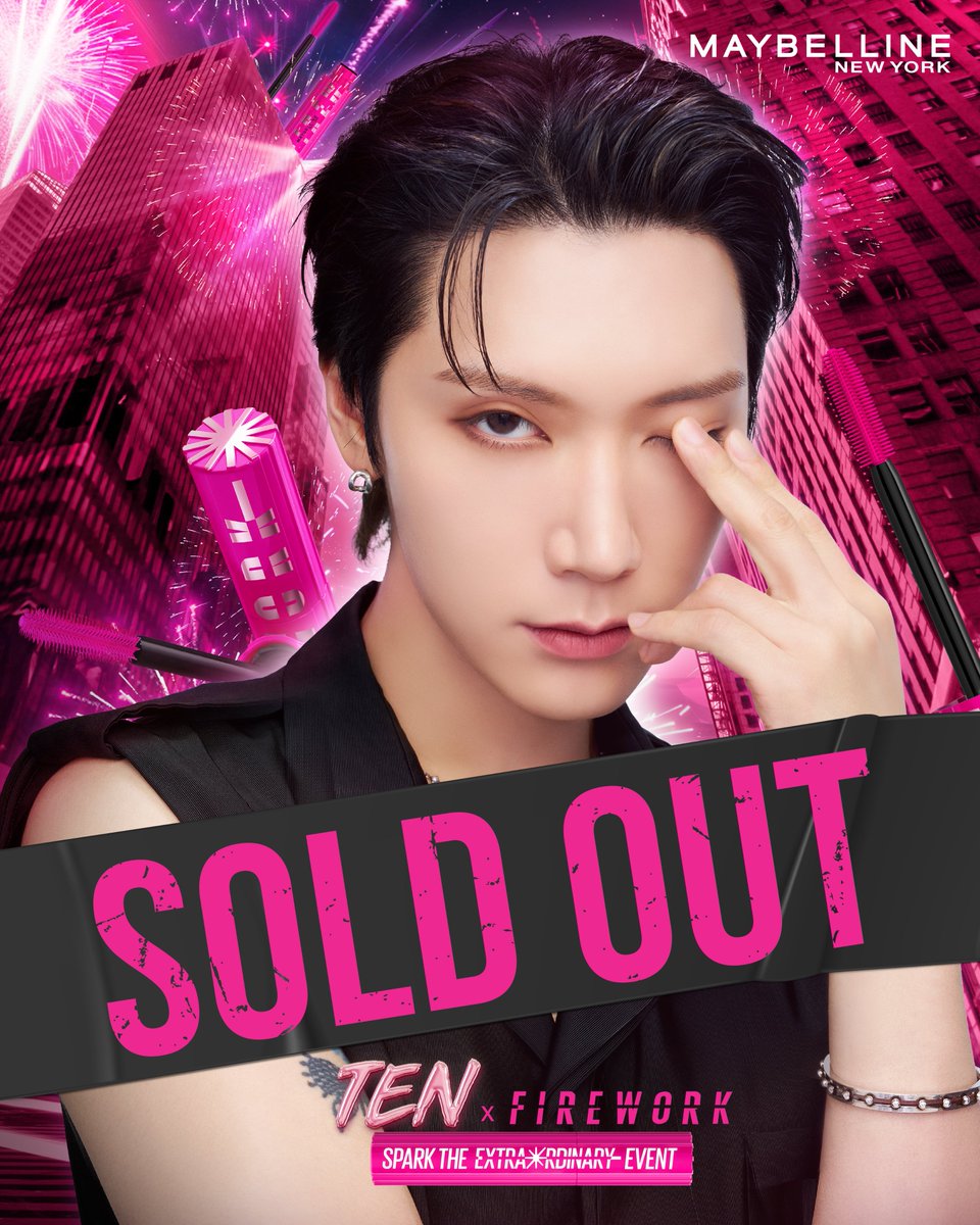 Maybelline_TH's tweet photo. SOLD OUT! อย่างเป็นทางการแล้วทุกโซน ✨
ติดตามรายละเอียดกิจกรรมหน้างานได้ เร็วๆนี้

แต่ 10.10 นี้ เรามีนัดกันทั้งหน้าจอและตัวต่อตัว 19:00 น. ที่สถานี BTS ช่องนนทรี

เตรียมพบกับ Surprise แสงสีแบบเฉิดฉายกันเต็มตา สวยครบทุกองศา 🎆

TEN FIREWORK IT
#TENxMNYMeetandGreet https://t.co/i7w1qGeUTi