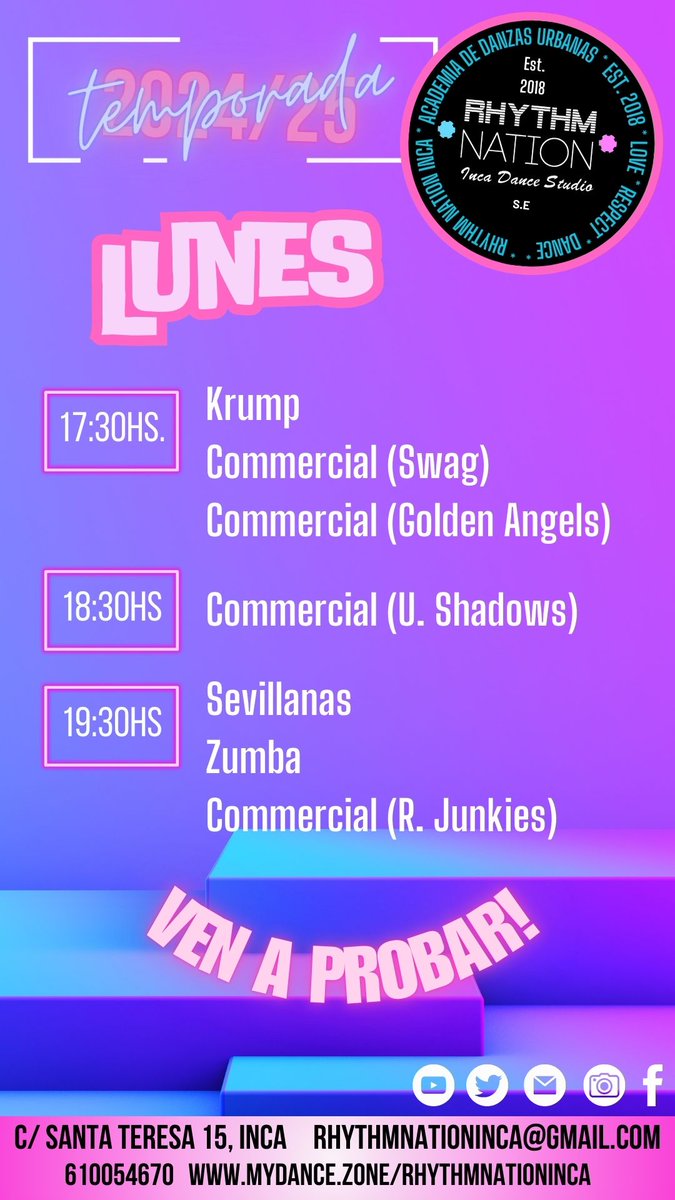 RhythmNationIn's tweet image. Es lunes y el cuerpo lo sabe!!! Empieza la semana con mucho #Rhythm!