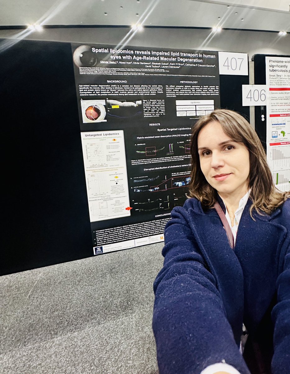 Come and have look how #maldi imaging mass spectrometry can help us visualise lipids in the human eye 👁️

Very happy that my group colleagues from <a href="/Leung_Group/">Leung Research Group</a> , <a href="/FrancisKuang/">Francis Kuang</a> and Chai Xin also wait for your visit to know more about proteins in the poster session🧑‍🔬
<a href="/bmh2024Melb/">Biomolecular Horizons 2024</a>