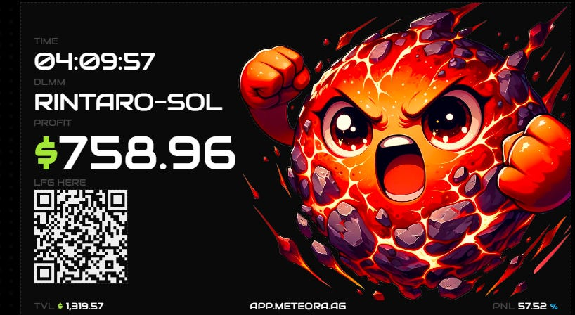 SecretoDefi's tweet image. Dime en que red puedes sacar +700$ en 4 horas...

Hacía semanas que no se veía este movimiento en Solana y la verdad, las pools con memes son las más agradecidas en cuanto hay algo de volumen

Esto no ocurre todo los días pero un +50% de PNL se celebra por todo lo alto 🔥

Todo…