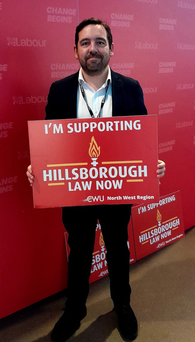 Thank you @DavidBainesMP for supporting #HillsboroughLawNow #LabourConference2024