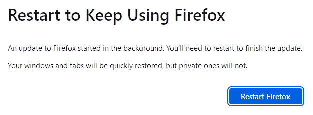 gabri_ns's tweet photo. hai, @firefox... why do i have to restart when opening new tab? i've explicitly tell it to update only when its not running... do i have to disable automatic update from now on?

PS: already done that tbh... because its annoying https://t.co/jkPL89W80W