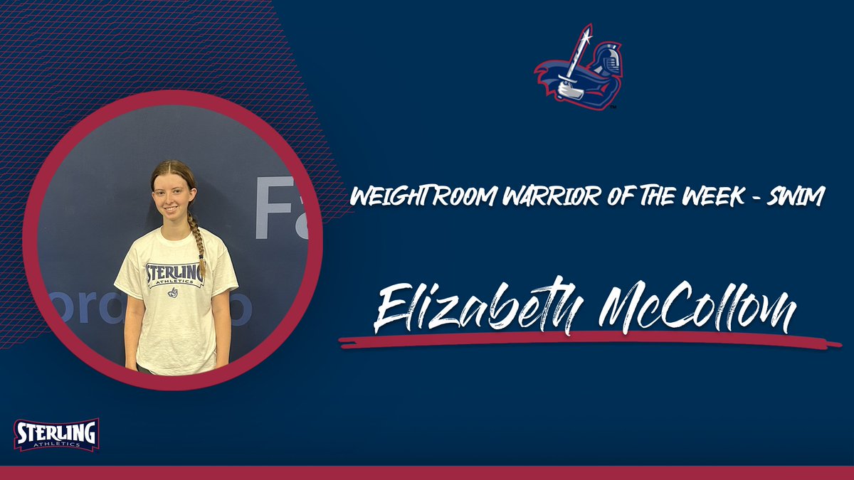 Week 4 Weight Room Warriors #warriorstrong

<a href="/SCWarriorSwim/">Sterling College Swimming</a>  <a href="/SterlingCSports/">Sterling Warriors</a>