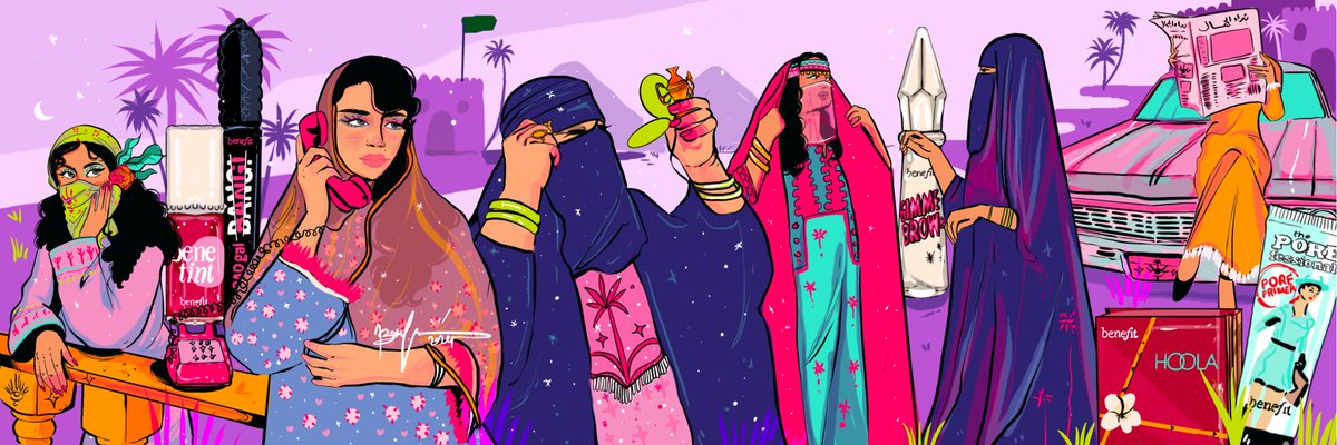 🗣️نداااء الجمال! 
🩷🇸🇦🌴 الزهري يلون السعودية ! 
.
من تعاون هذي السنة مع <a href="/BenefitBeauty/">Benefit Cosmetics US</a>
