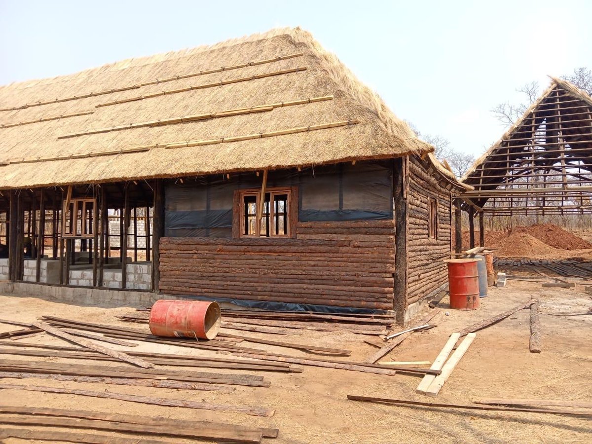Munkoyo Lodge: permanent structures built using natural materials that reflect our deep commitment to the local area and its people. These lodges will ultimately be gifted to the community, ensuring long-term community benefit while preserving the natural environment. #jlp