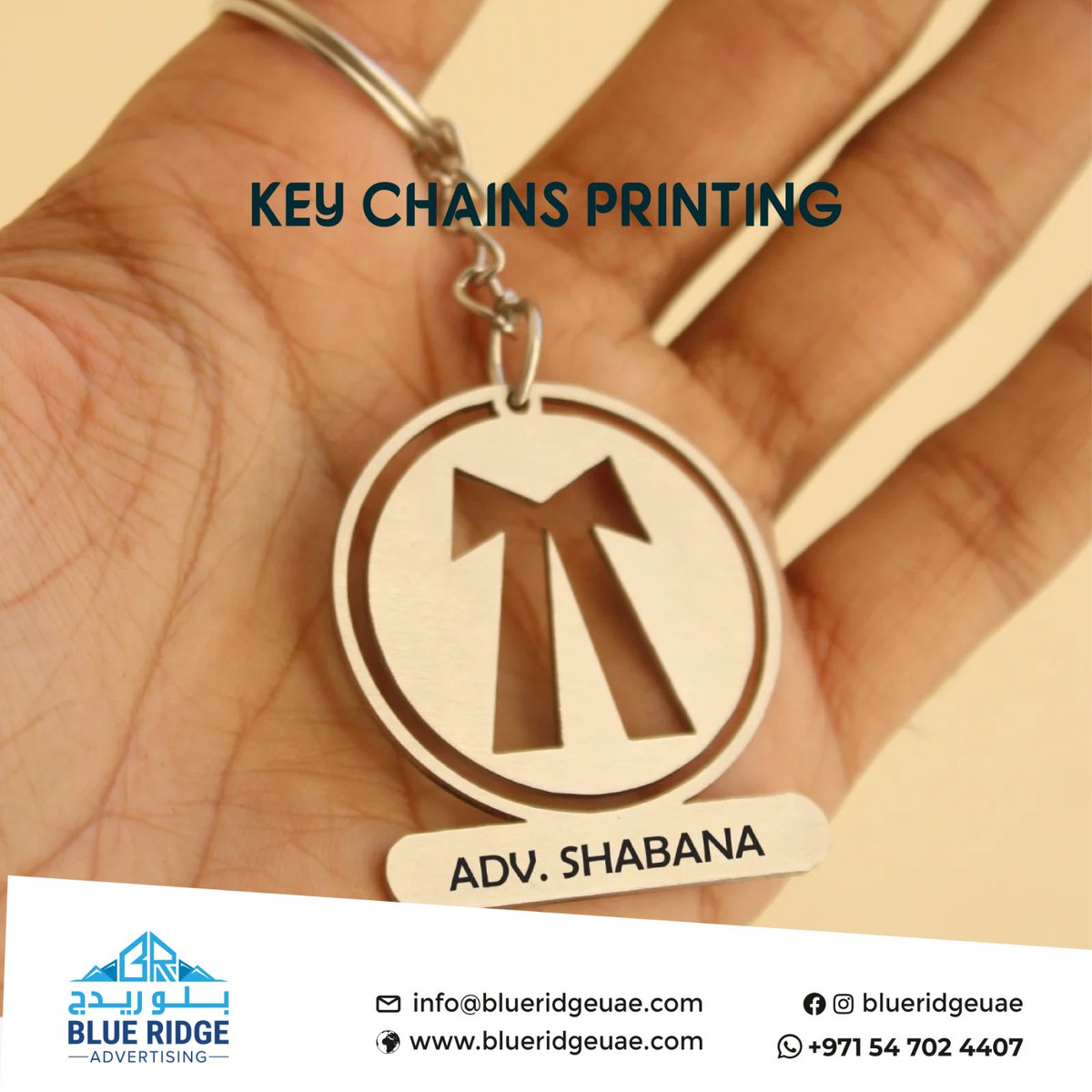 Blueridge_uae's tweet image. Personalize your keychains with Blueridge's high-quality printing services. Whether for branding, promotions, or custom gifts, we offer durable and stylish keychain printing that adds a unique touch to your items.
+971 54531 4683,
blueridgeuae.com
#KeychainPrinting