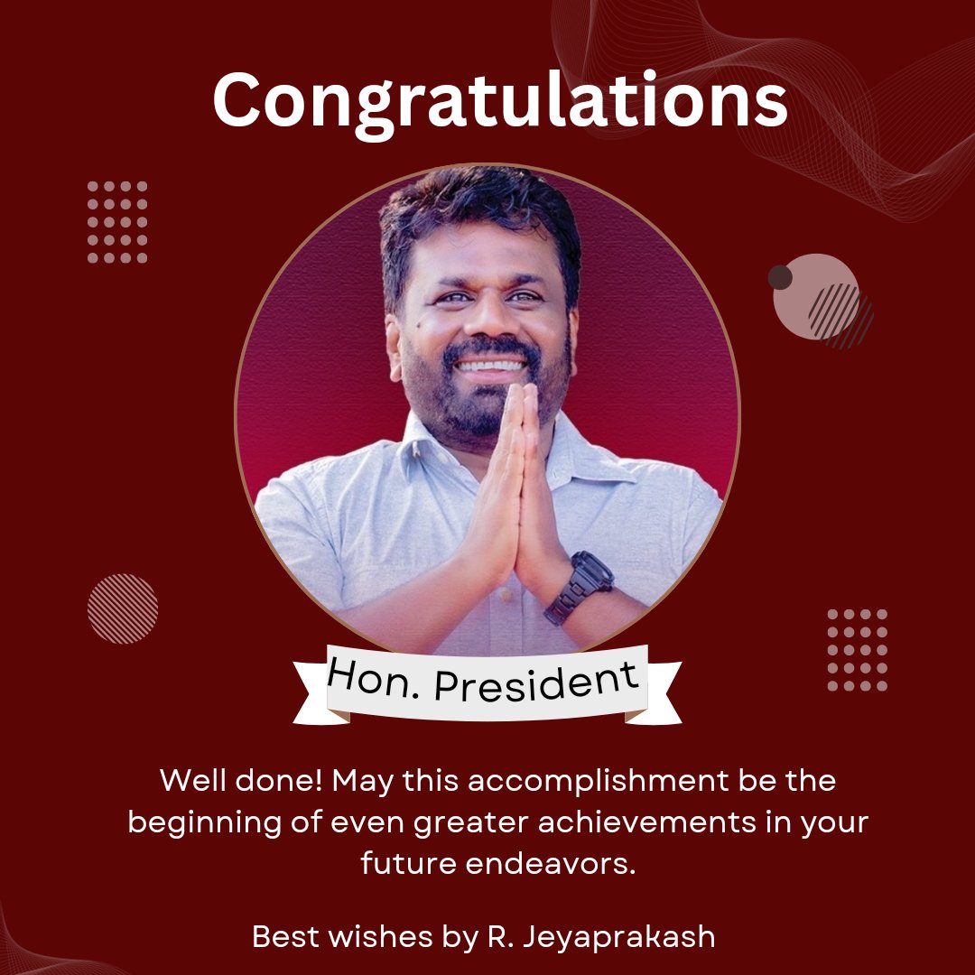 Congratulations..