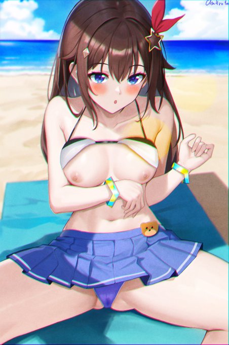 srちゃんと海で・・・✨ 