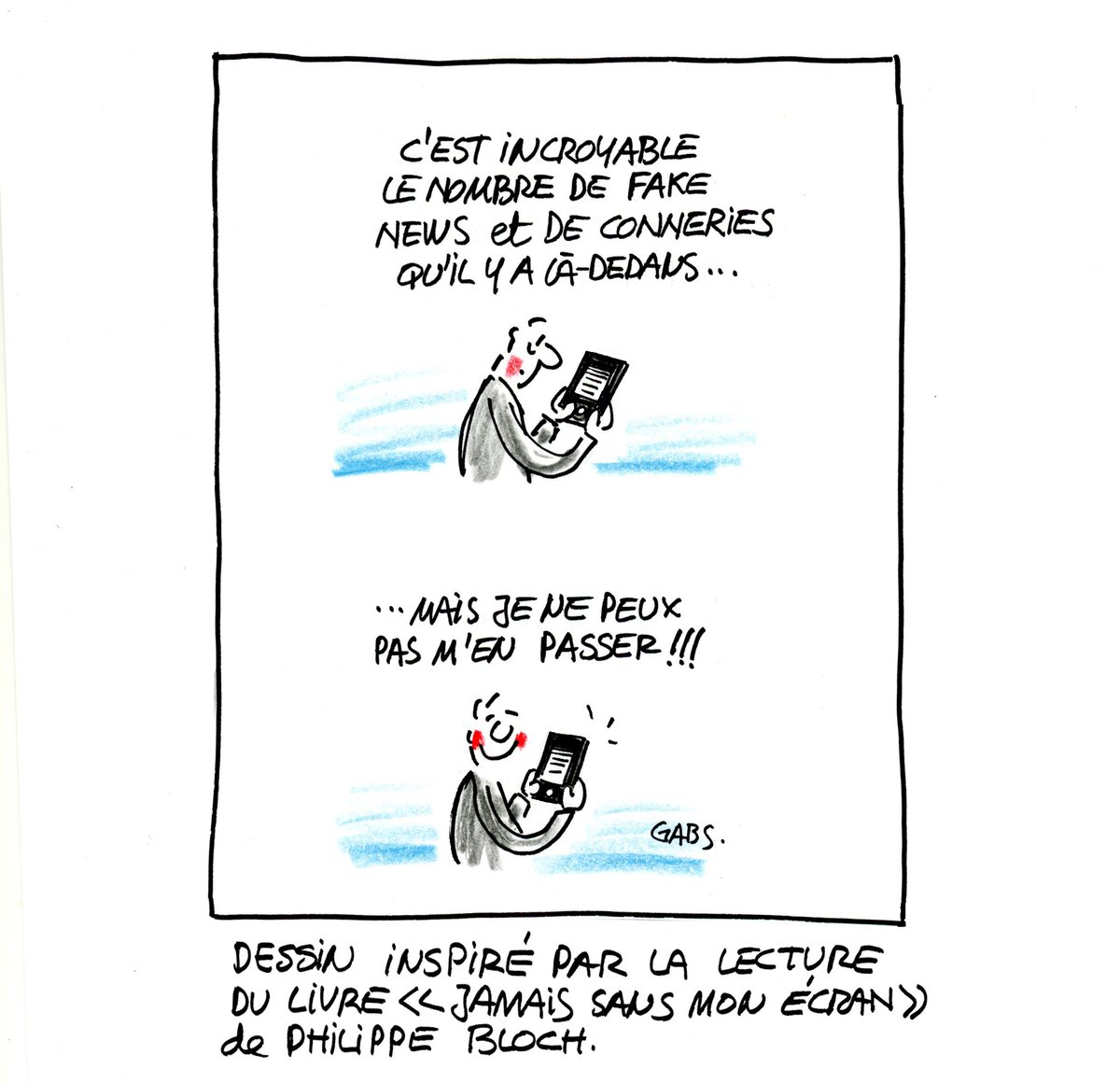 Qui est le plus fort?Nous ou les écrans ?
#reseaux #intelligenceartificielle #ecran #humour #dessinsimple @philblocht #cybersecurity