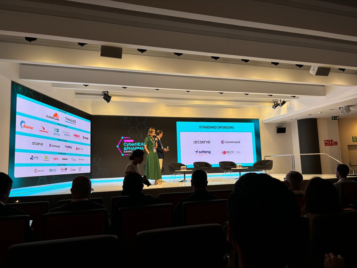 Softeng (@softeng_es) on Twitter photo El viernes estuvimos en el CyberHEALTH & Pharma Summit 2024 junto a las empresas del sector salud y farmacéutico, entre ellas varios de nuestros clientes.
Además, Alex Imbernon, Cybersecurity Lead de Softeng, participó en una mesa redonda sobre estrategias de #ciberresiliencia. El viernes estuvimos en el CyberHEALTH & Pharma Summit 2024 junto a las empresas del sector salud y farmacéutico, entre ellas varios de nuestros clientes.
Además, Alex Imbernon, Cybersecurity Lead de Softeng, participó en una mesa redonda sobre estrategias de #ciberresiliencia.