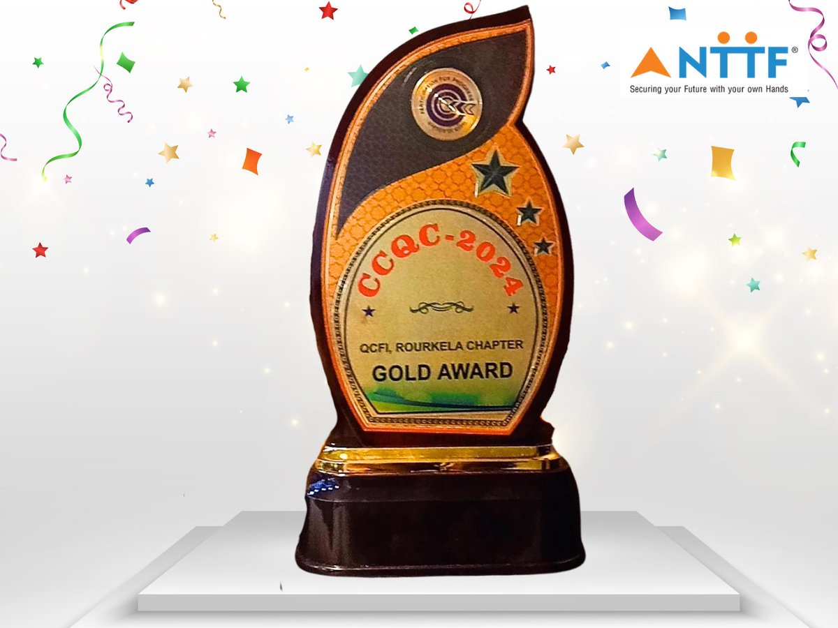 NTTFindia's tweet image. Congratulations Team Explicator from RNTC, Jamshedpur! Aditya, Gourav, Ashish &amp;amp; Shreya won GOLD at CCQC-2024, Rourkela! Proud moment for NTTF! Wishing them continued success nationally! 

#NTTF #RNTC #CCQC2024 #TeamExplicator #GoldAward
